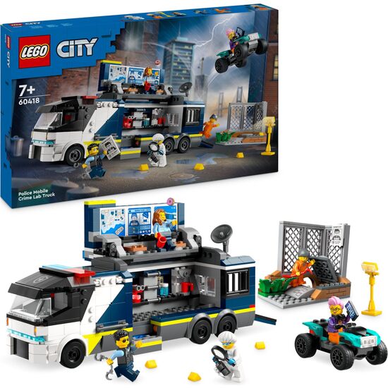 POLICE MOBILE CRIME LAB TRUCK LEGO image 0
