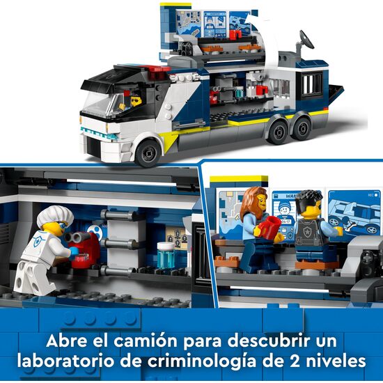 POLICE MOBILE CRIME LAB TRUCK LEGO image 4