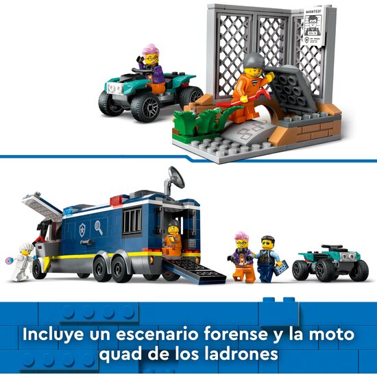 POLICE MOBILE CRIME LAB TRUCK LEGO image 5