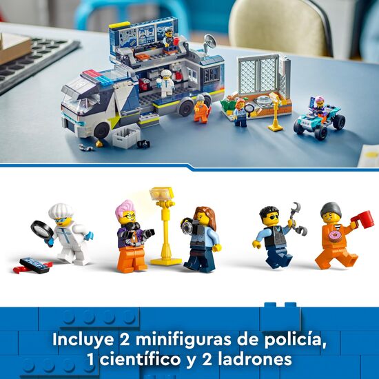 POLICE MOBILE CRIME LAB TRUCK LEGO image 6