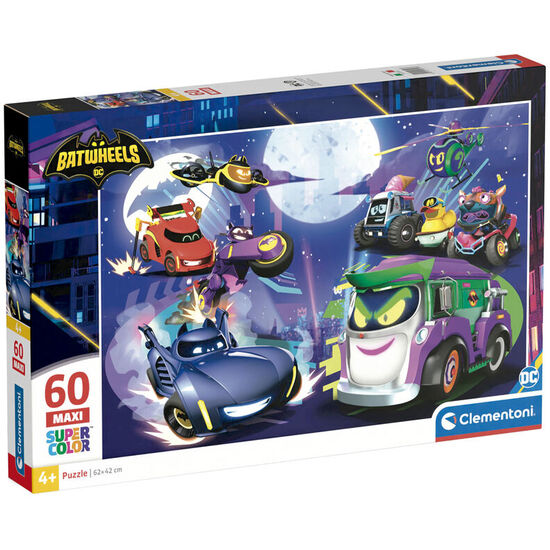 PUZZLE MAXI BATWHEELS DC COMICS 60PZS image 0