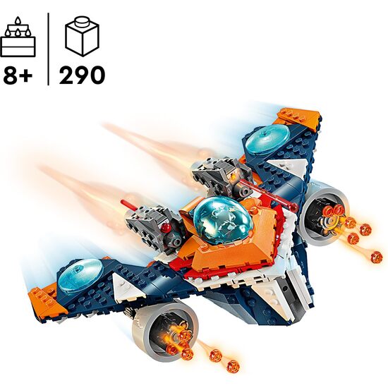 WARBIRD ROCKET VS RONAN LEGO MARVEL image 1