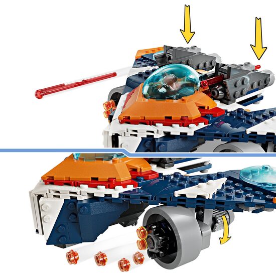 WARBIRD ROCKET VS RONAN LEGO MARVEL image 4
