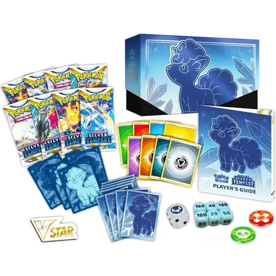 ESTUCHE JUEGO CARTAS COLECCIONABLES SILVER TEMPEST SWORD &#38; SHIELD POKEMON INGLES image 1