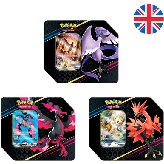 LATA METALICA JUEGO CARTAS COLECCIONABLES CROWN ZENITH V POKEMON SURTIDO INGLES image 0