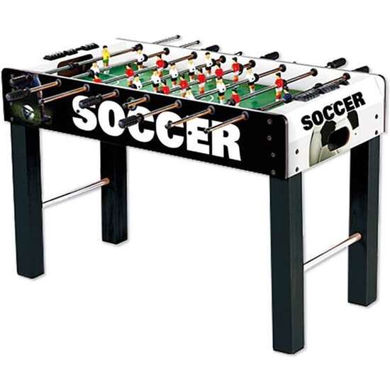 FUTBOLÍN MADERA INCLUYE 2 BOLAS Y MARCADORES DE PUNTUACIÓN 121X61X79CM image 0