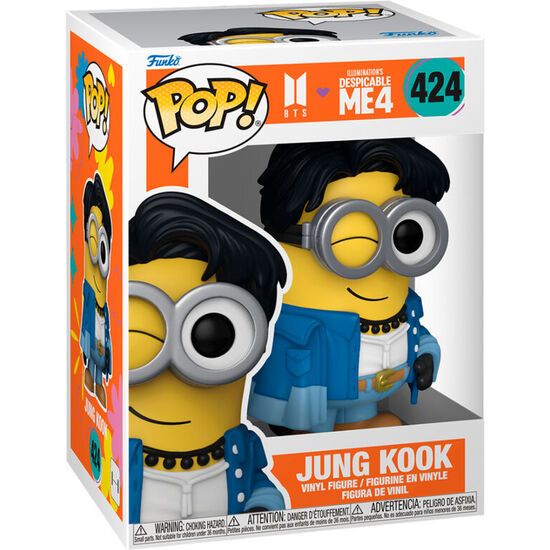 FIGURA POP GRU MI VILLANO FAVORITO 4 JUNG KOOK MINION image 0
