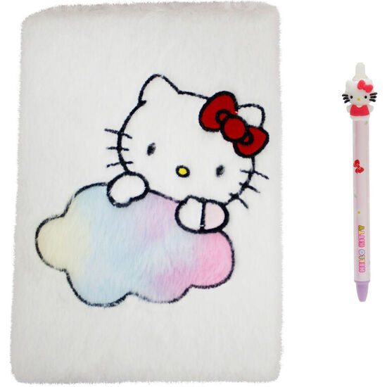 SET CUADERNO PELUCHE + BOLIGRAFO HELLO KITTY image 0
