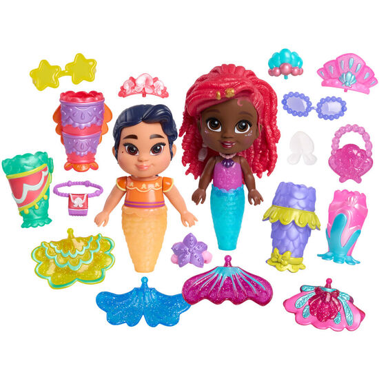 MUÑECA ARIEL + LUCIA ARIEL DISNEY 19CM image 0