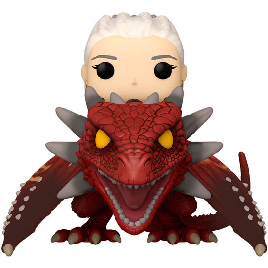 FIGURA POP RIDES DELUXE GAME OF THRONES HOUSE OF THE DRAGON RHAENYS TARGARYEN WITH MELEYS image 0