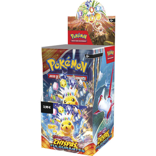 SOBRE JUEGO CARTAS COLECCIONABLES SV08 POKEMON ESPAÑOL SURTIDO image 1