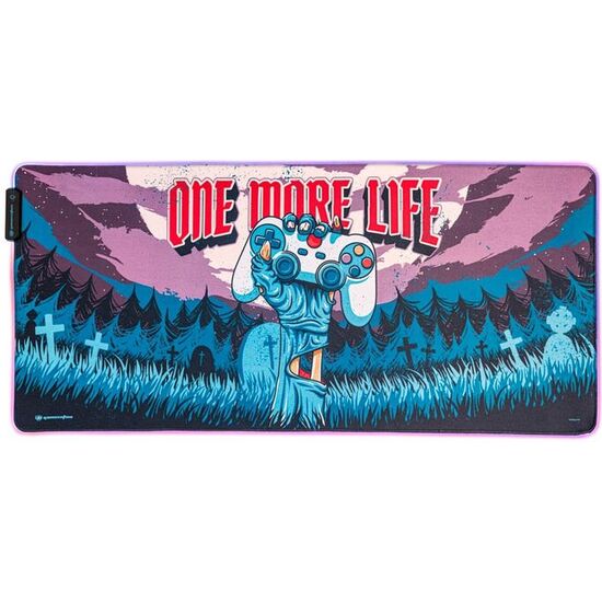 ALFOMBRILLA GAMING LED GAMERATION ONE MORE LIFE image 1