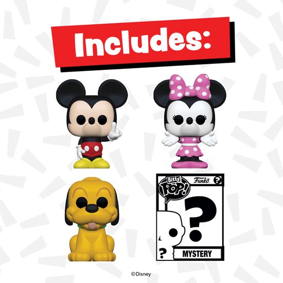 PACK 4 FUNKO BITTY POP DISNEY image 1