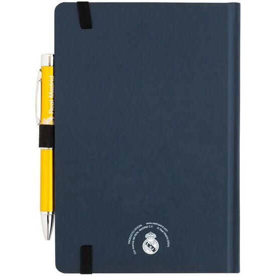 CUADERNO A5 PREMIUM + BOLIGRAFO PROYECTOR REAL MADRID image 1