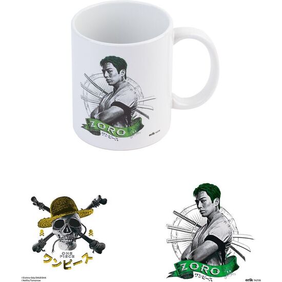 TAZA RORONOA ZORO ONE PIECE 350ML image 0