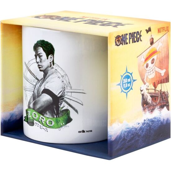 TAZA RORONOA ZORO ONE PIECE 350ML image 1