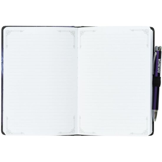 CUADERNO A5 PREMIUM + BOLIGRAFO PROYECTOR MIERCOLES ADDAMS image 3