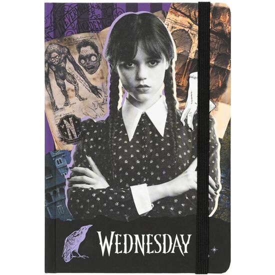 CUADERNO A5 PREMIUM MIERCOLES ADDAMS image 0
