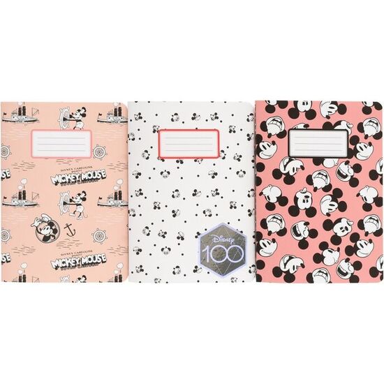 SET 3 CUADERNOS A6 100 ANNIVERSARY MICKEY DISNEY image 1