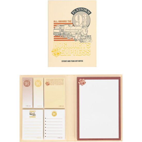CUADERNO NOTAS ADHESIVAS PLATAFORMA 9 3/4 HARRY POTTER image 0