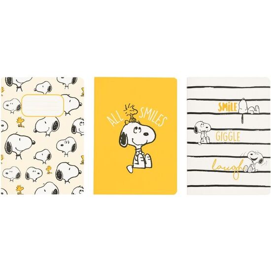 SET 3 CUADERNOS A6 LAZY DAYS SNOOPY image 1
