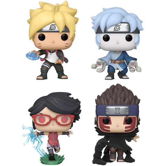 BLISTER 4 FIGURAS POP BORUTO EXCLUSIVE image 0