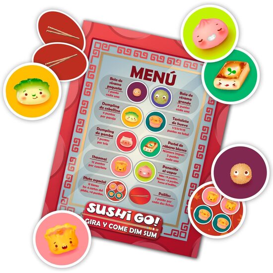 JUEGO SUSHI GO GIRA Y COME DIM SUM image 1