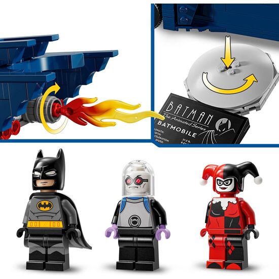 BATMAN CON BATMOVIL VS HARLEY LEGO image 4