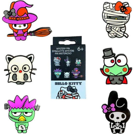 BLIND BOX ENAMEL PIN HELLO KITTY HALLOWEEN SANRIO LOUNGEFLY SURTIDO image 0