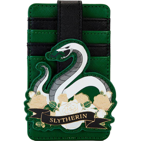 TARJETERO SLYTHERIN HOUSE TATTO HARRY POTTER LOUNGEFLY image 0