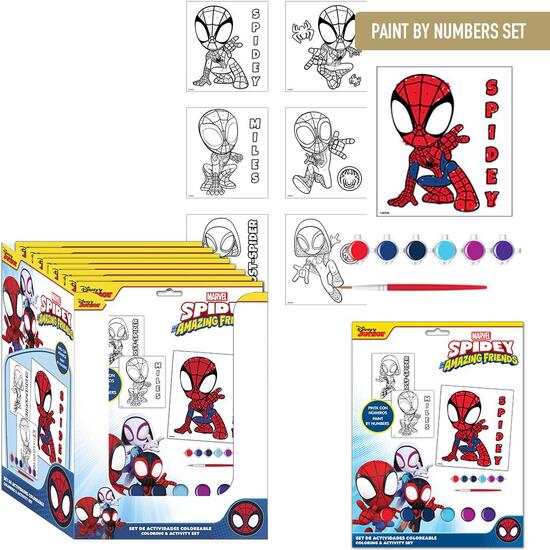 SET DE PAPELERÍA COLOREABLE SPIDEY image 0
