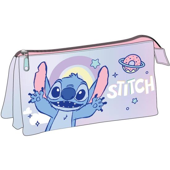 ESTUCHE PORTATODO 3 COMPARTIMENTOS STITCH image 0