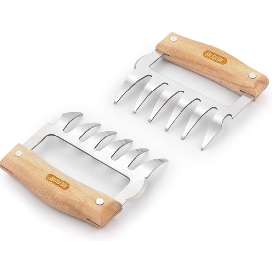 SET-2 DESMENUZADOR CARNE BBQ WOOD ALGON BBQ image 0