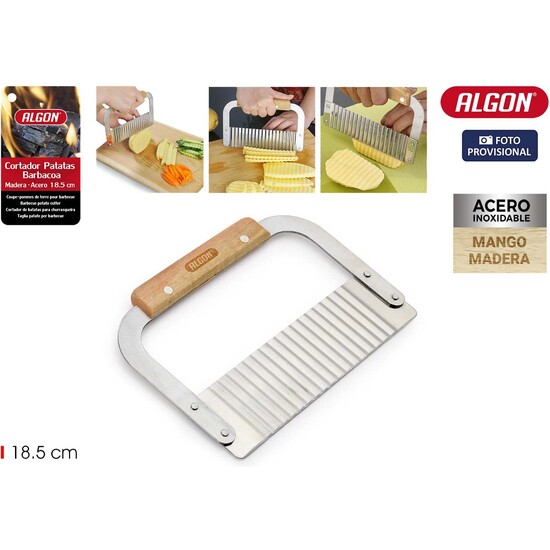 CORTADOR PATATAS BARBACOA WOOD ALGON BBQ image 1