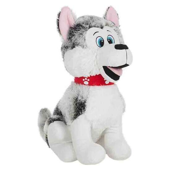 PELUCHE PERRO HUSKY OJOS BORDADOS 80 CM image 0
