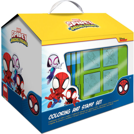 SET PAPELERIA CASA SPIDEY AND HIS AMAZING FRIENDS MARVEL 20PZS image 0