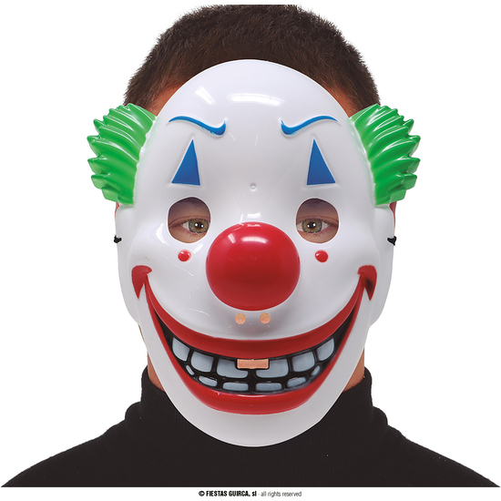 MASCARA PAYASO SONRRIENTE PVC image 0