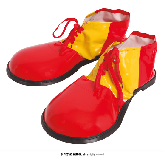 ZAPATOS PAYASO ROJOS/AMARILLOS EXTRA image 0