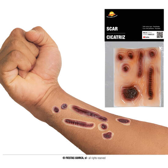 CICATRICES SURTIDAS CON CINTA ADHESIVA, VINILO image 0