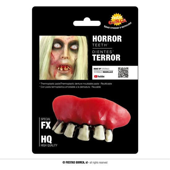 DIENTES ZOMBIE CON TERMOPLASTICA image 0