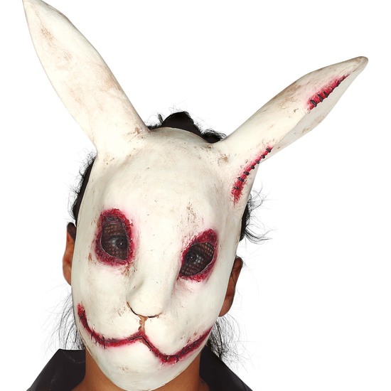 MASCARA CONEJO TERROR LATEX image 0
