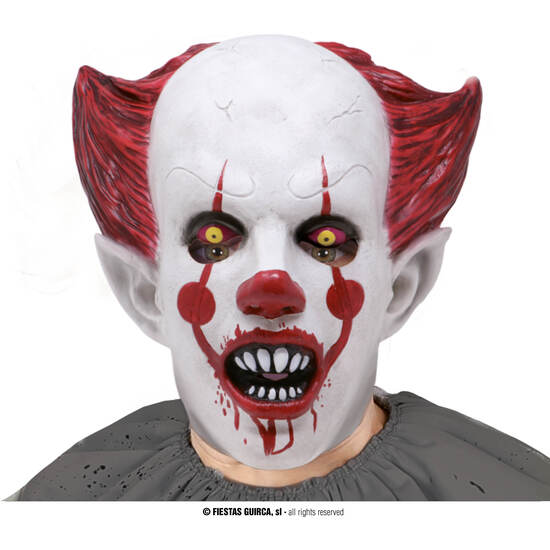 MASCARA PAYASO ASESINO LATEX image 0