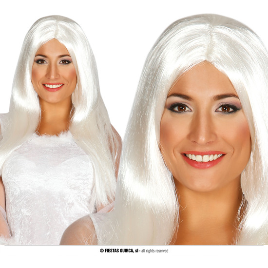 PELUCA MELENAS BLANCA image 0