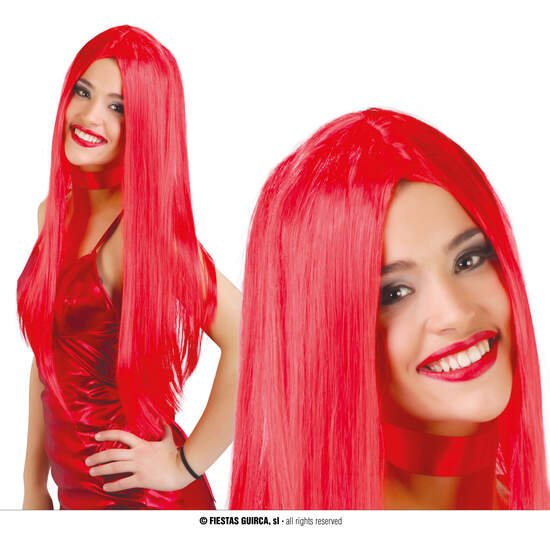 PELUCA MELENAS ROJA image 0