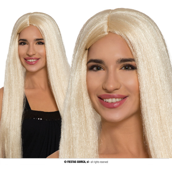 PELUCA MELENAS RUBIA image 0