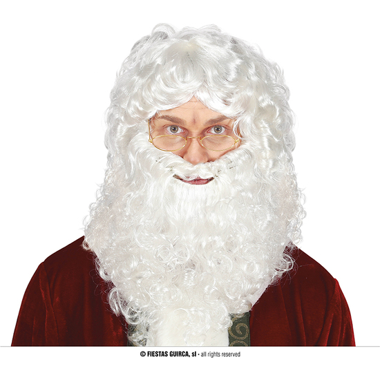 PELUCA CON BARBA NOEL EN CAJA image 0