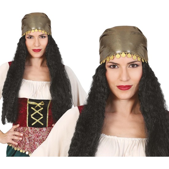 PELUCA CON PAÑUELO EN CAJA image 0