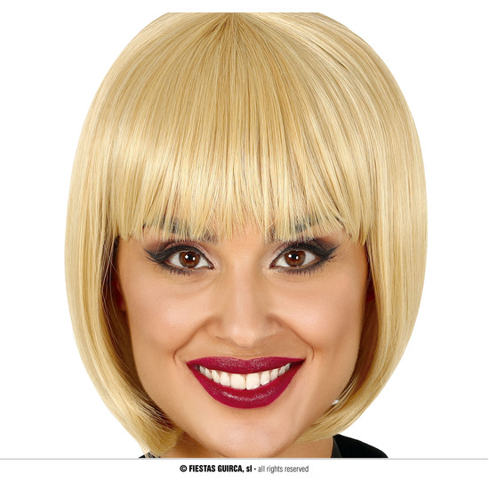 PELUCA MEDIA MELENA RUBIA EN CAJA image 0