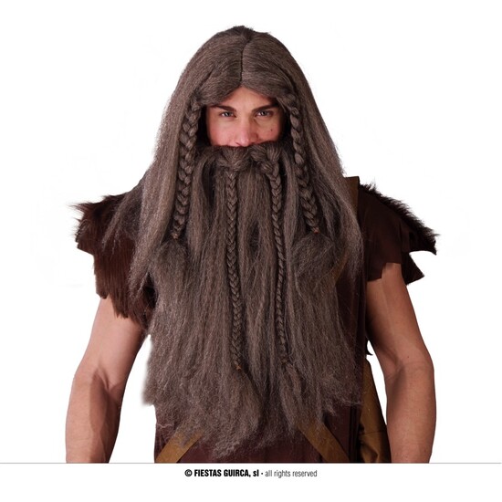 PELUCA Y BARBA VIKINGO EN CAJA image 0