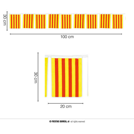 BOLSA 50 M.BAND. CATALANA  20 X 30 CMS.PLAST. image 0